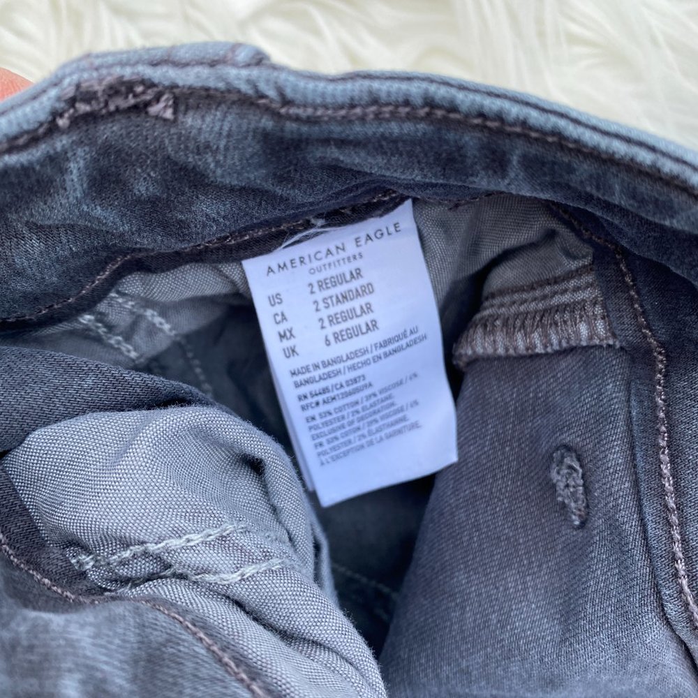 American Eagle Button Fly Highest Rise Jegging Gr… - image 5